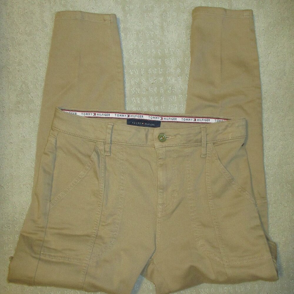 Tommy Hilfiger camel cargo slim pants ECU 6